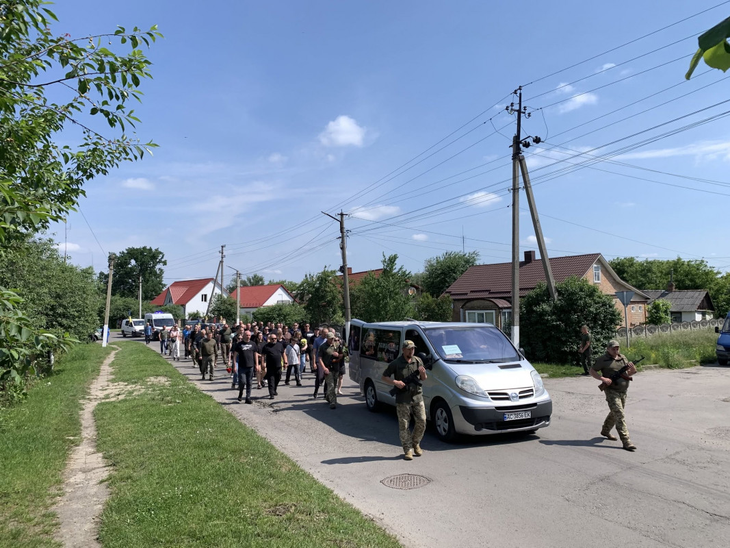 Загинув у квітні 2024 року: на Волині попрощалися із Героєм Олександром Троянчуком