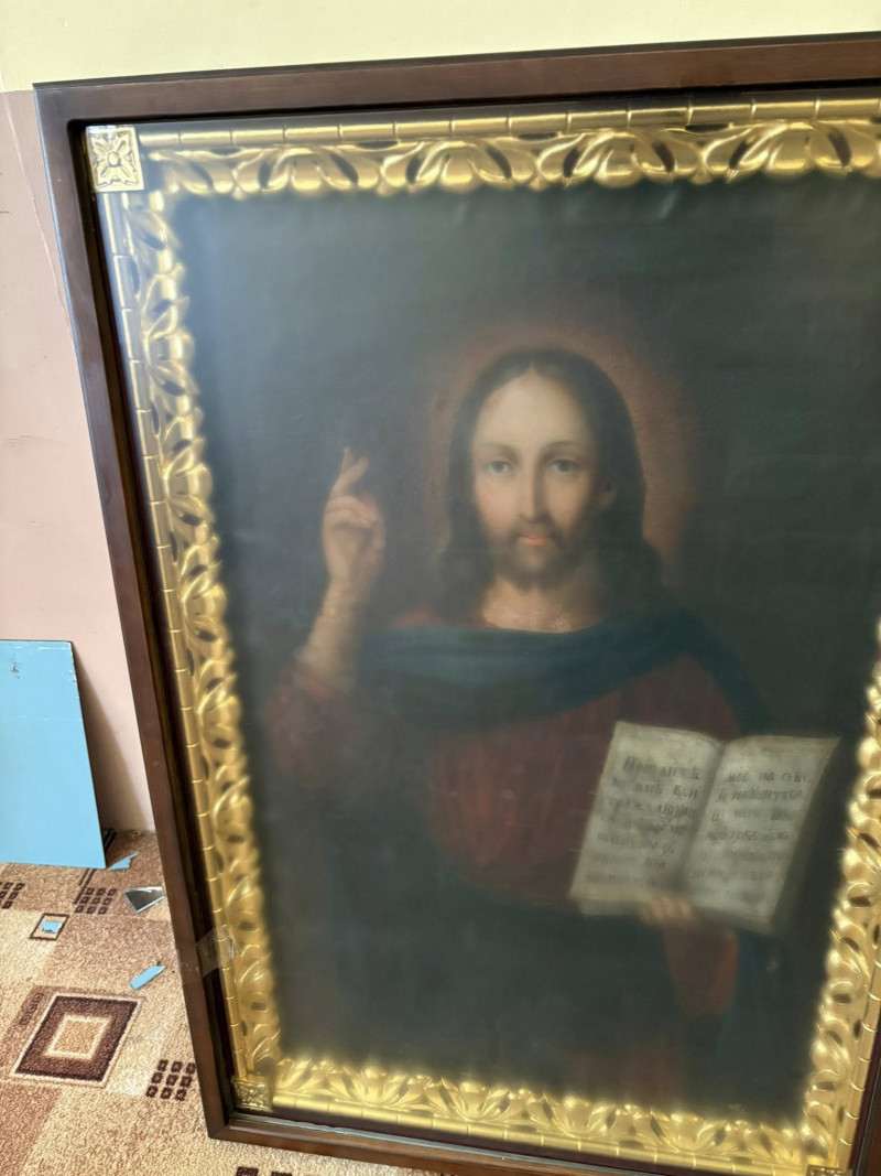 У Свято-Успенському соборі на Волині рятують унікальне «Розп’яття» XV століття