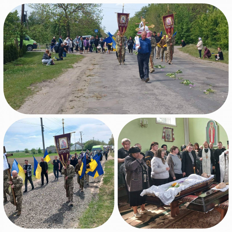 На Волині поховали захисника Володимира Головашова, який помер від важкої хвороби