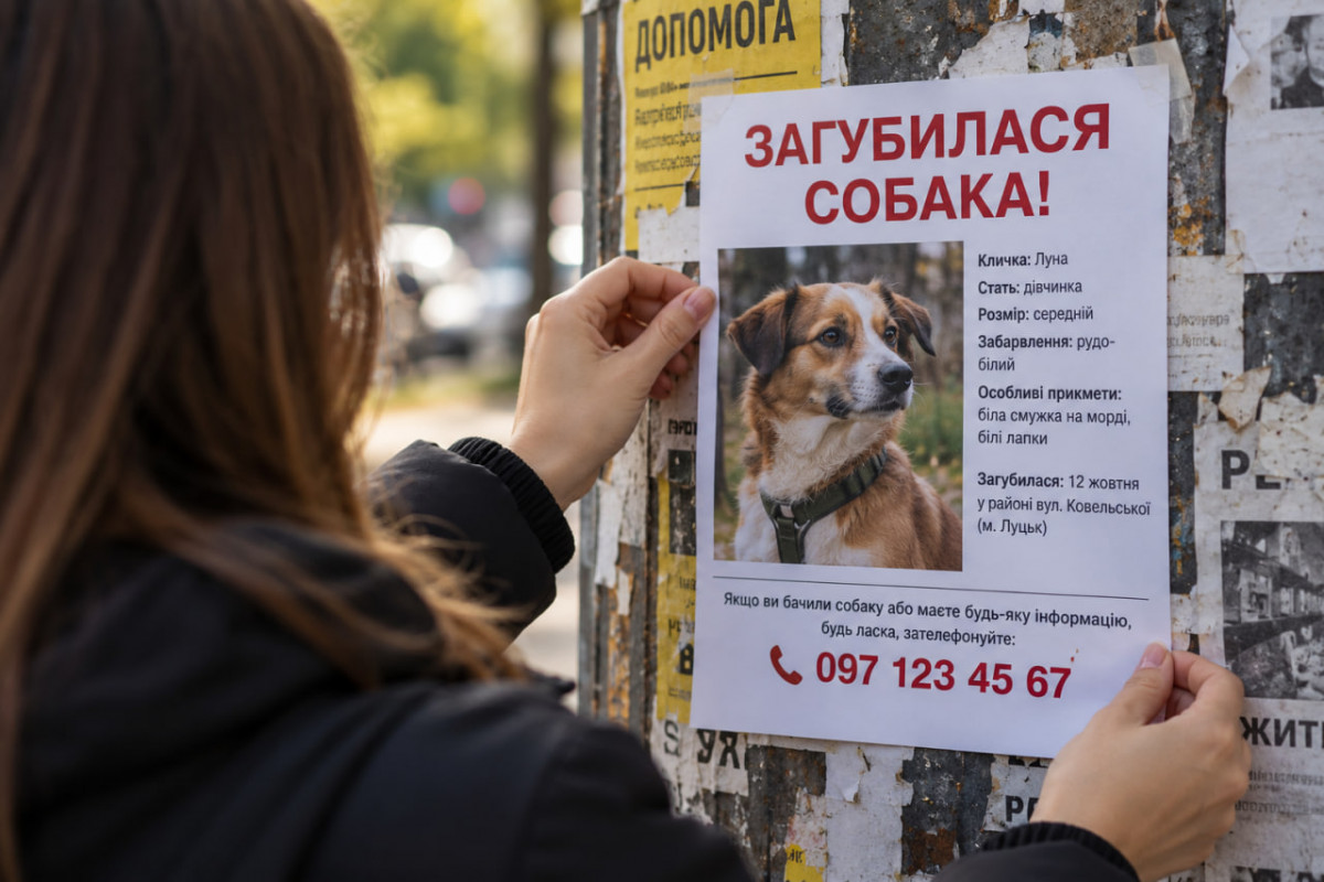 Що робити, якщо загубилася собака: поради кінологині з Луцька