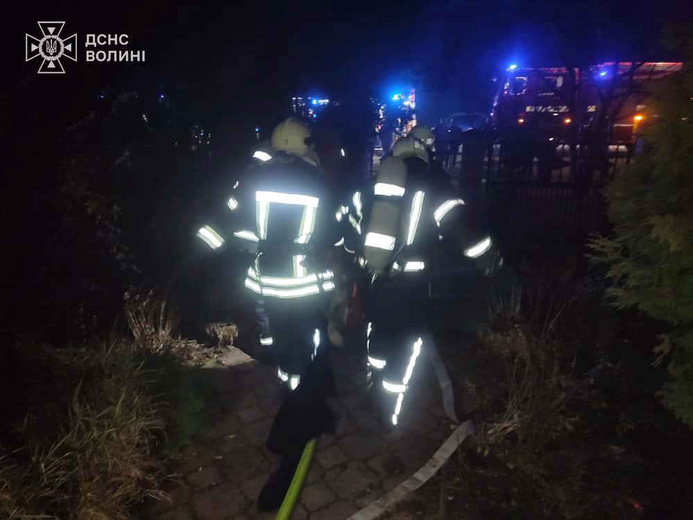 На Волині під час пожежі загинуло двоє людей