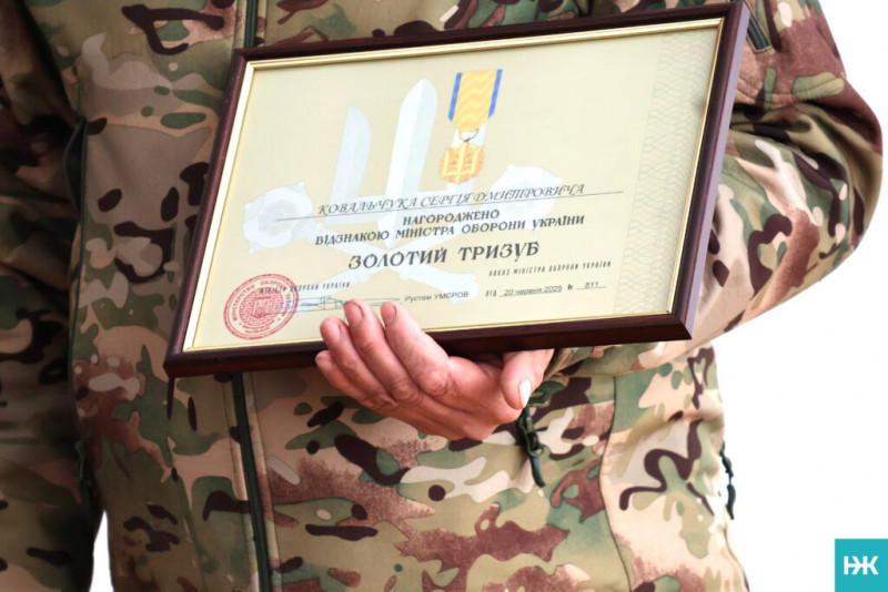 Воював на гарячих напрямках: ветеран з Волині отримав «Золотий тризуб»