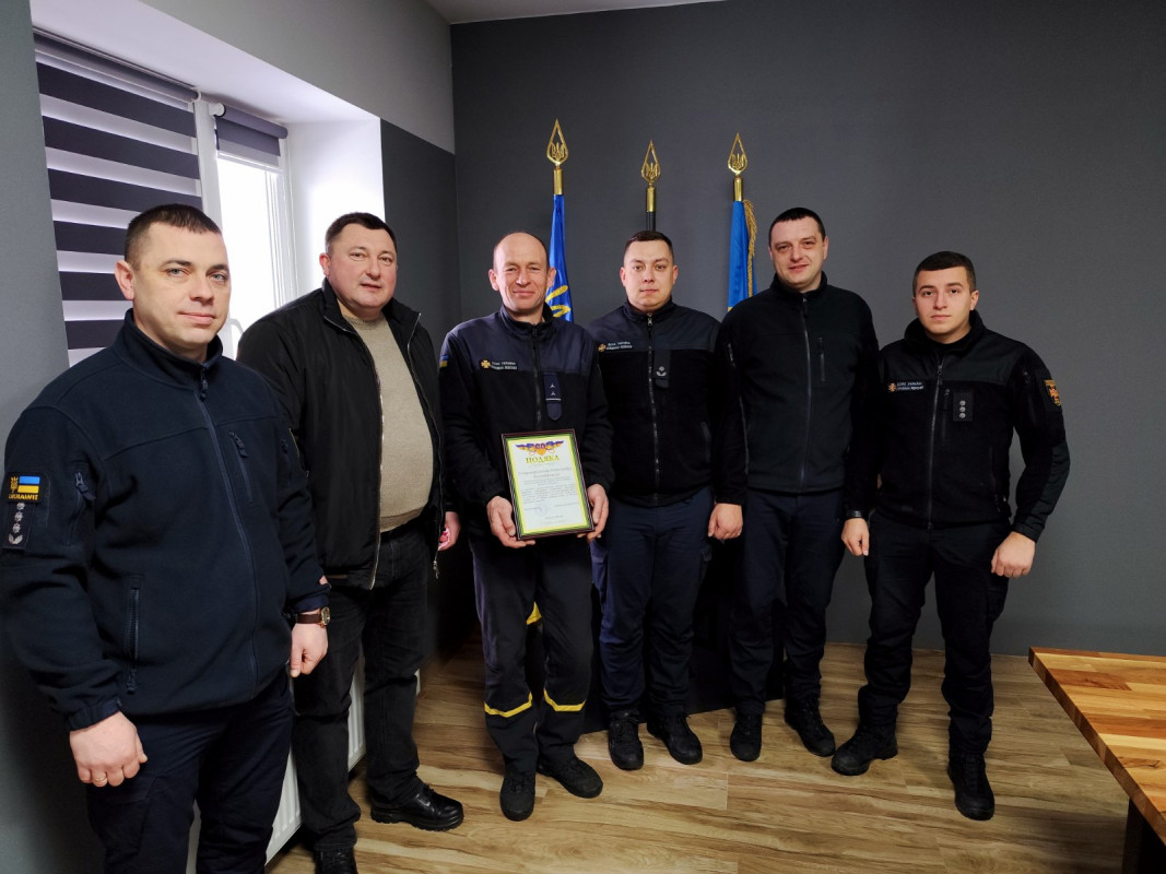 27 років присвятив службі у ДСНС: на Волині провели на заслужений відпочинок рятувальника