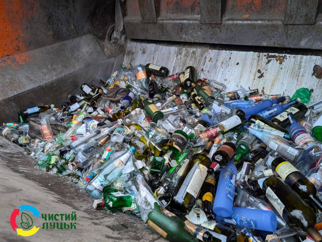 Лучани допомогли зібрати 27 тонн скла на переробку