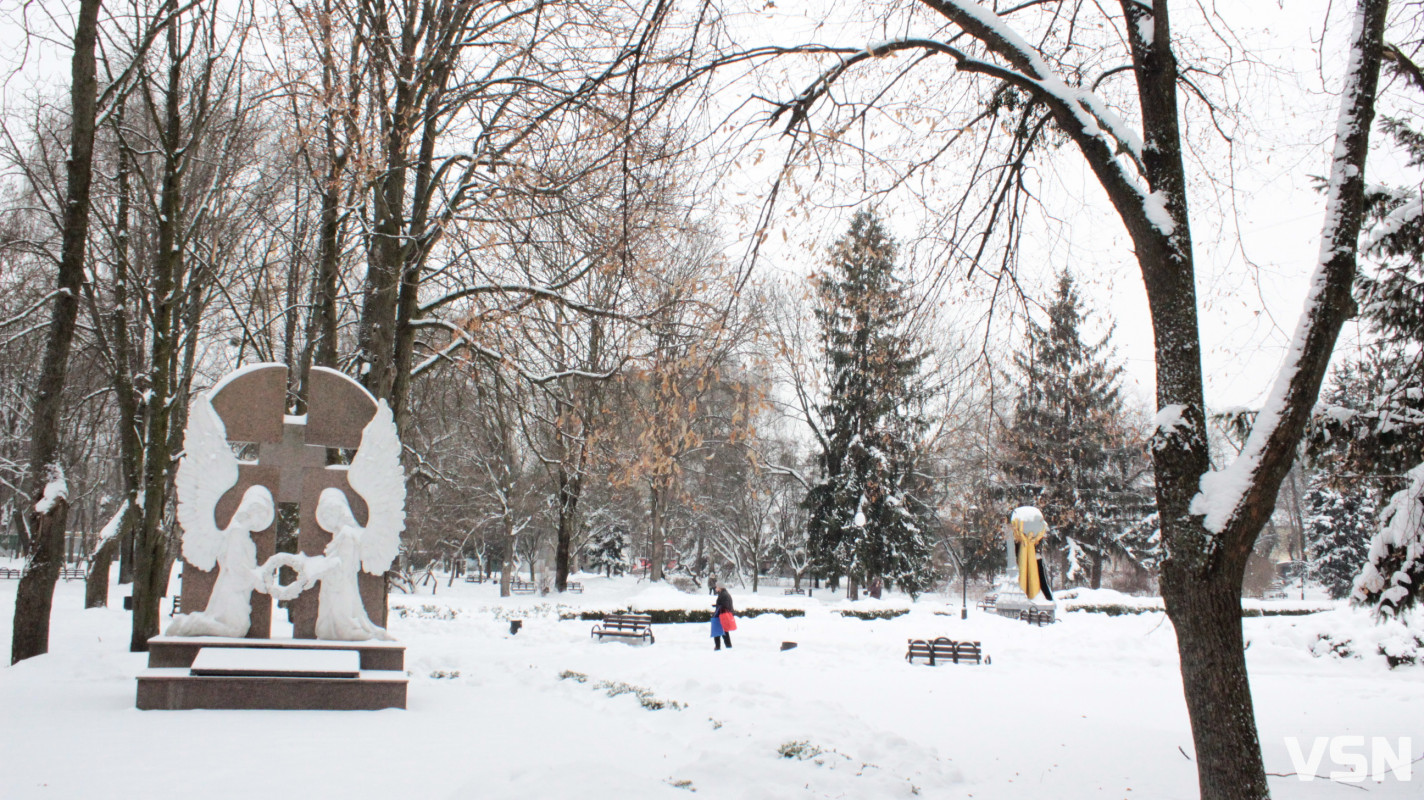 Ковель після снігопадів: фоторепортаж із засніженого міста