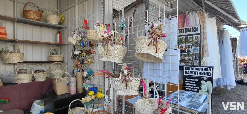 Скільки коштує плетений кошик до Великодня у Луцьку?