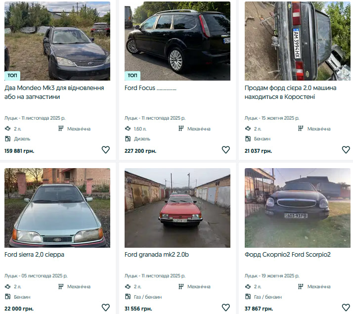 Скільки у Луцьку коштують бюджетні та преміум авто