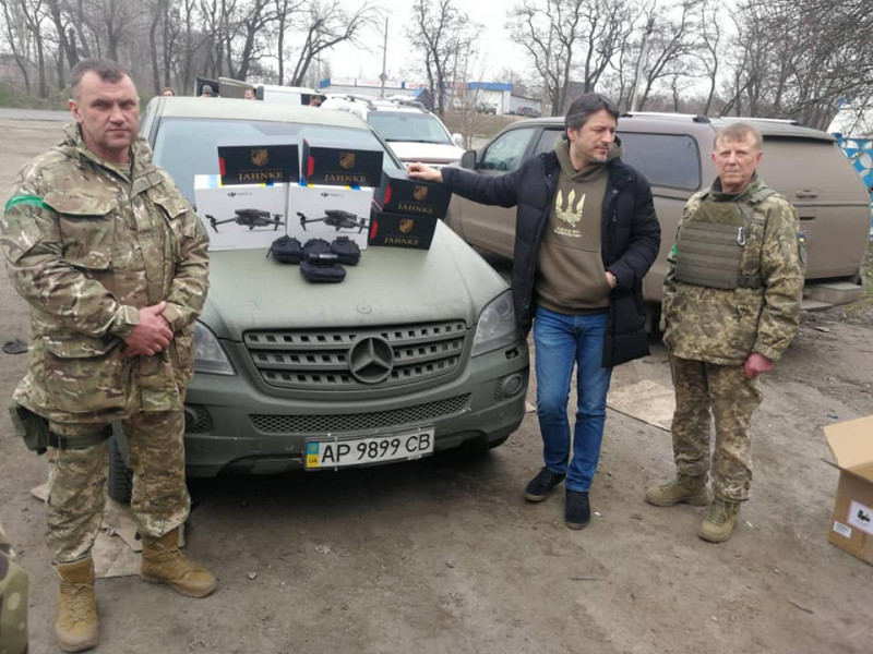 Фонд Сергія Притули передав обладнання Луцькому батальйону Волинської бригади тероборони