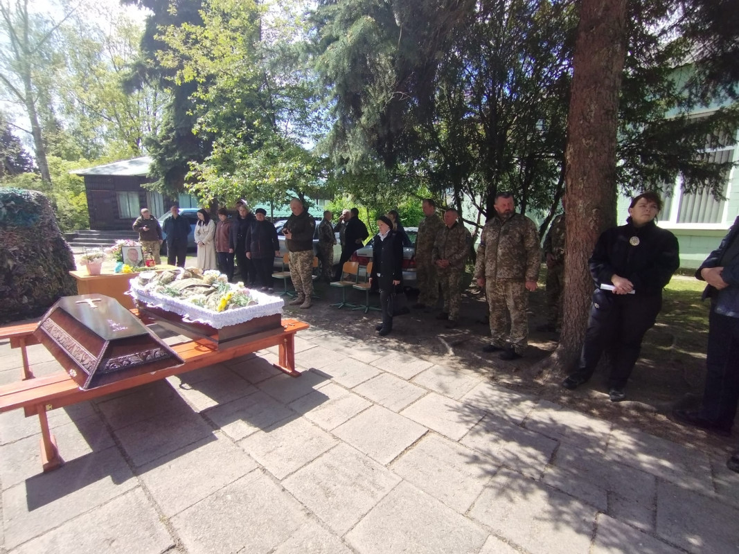 25 років перебував на військовій службі: на Волині прощаються із підполковником, начальником військкомату