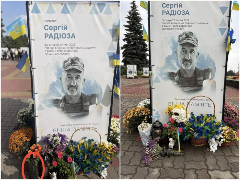 У Нововолинську з Алеї Героїв вкрали вазу для квітів