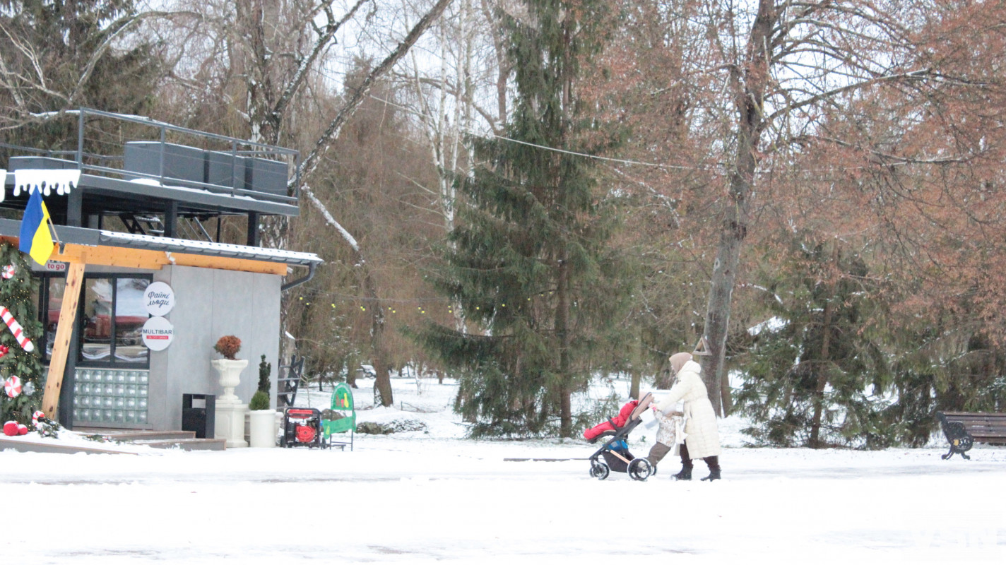 Як виглядає центральний парк у Луцьку у перші дні 2026 року. Фоторепортаж