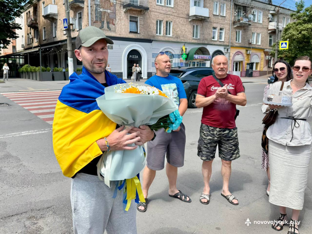 Понад півтора року був у полоні: на Волині зустріли захисника Юрія Верхося