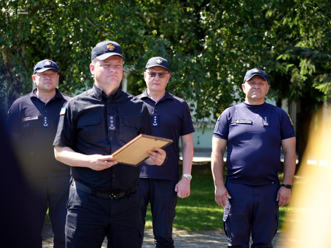 У Луцьку відзначили кращих працівників Служби порятунку