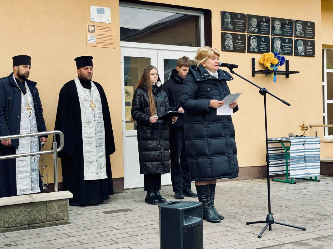 У громаді на Волині освятили меморіальні дошки