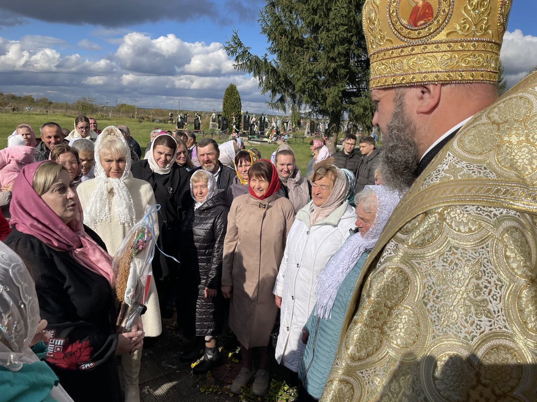 Митрополит Михаїл уперше очолив Літургію у волинському храмі, парафіяни якого приєдналися до ПЦУ
