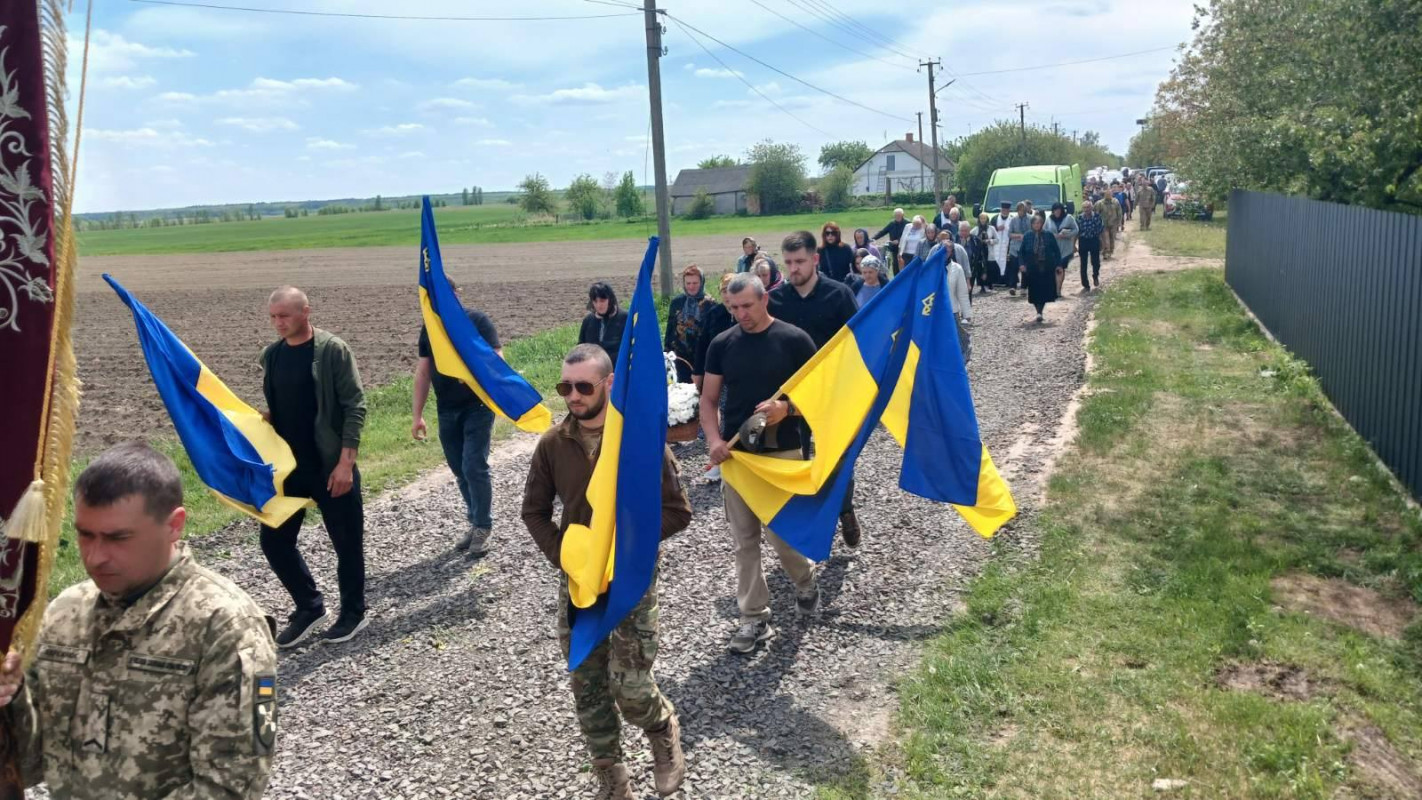 На Волині поховали захисника Володимира Головашова, який помер від важкої хвороби