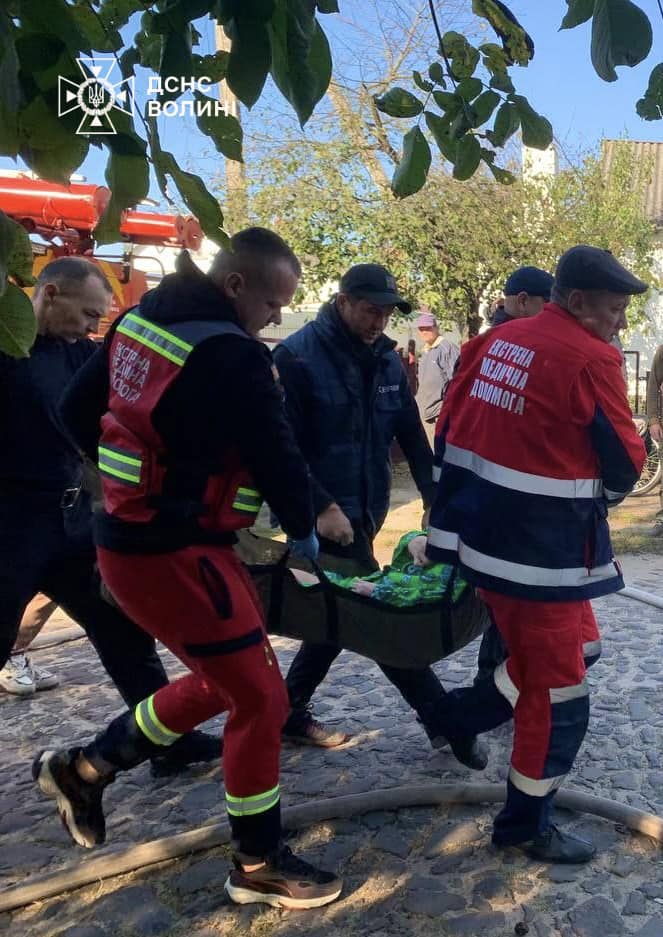 У пожежі на Волині ледь не загинуло подружжя літніх людей