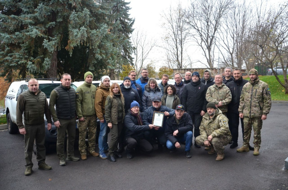 Латвійська енергетична компанія передала Волинським прикордонникам чотири автомобілі