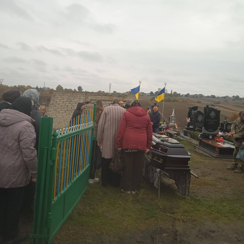 На Волині провели в останню дорогу захисника України Василя Довбая