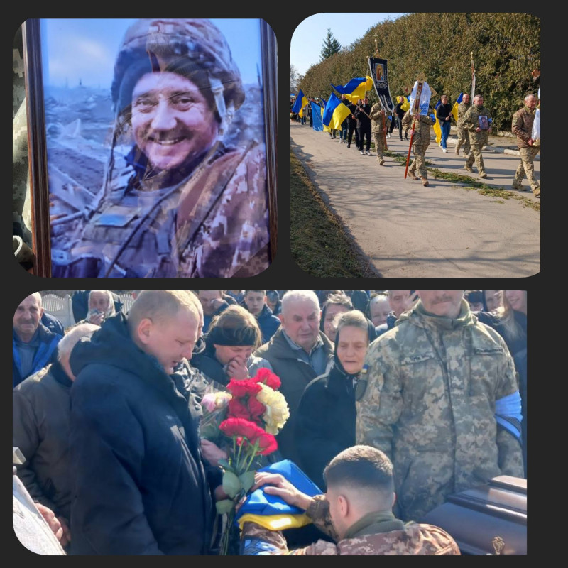Серце воїна зупинилося у зоні бойових дій: на Волині провели в останню дорогу Героя Анатолія Баранося