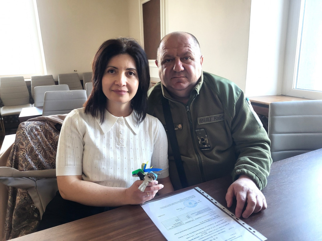 У Ковелі ветеран війни та родини ВПО отримали квартири у новобудові
