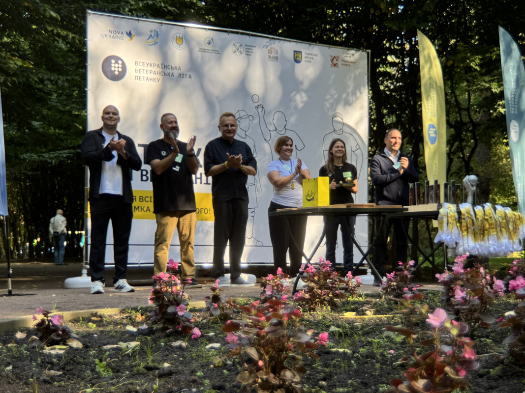 Волинська команда перемогла у Всеукраїнському ветеранському турнірі з петанку