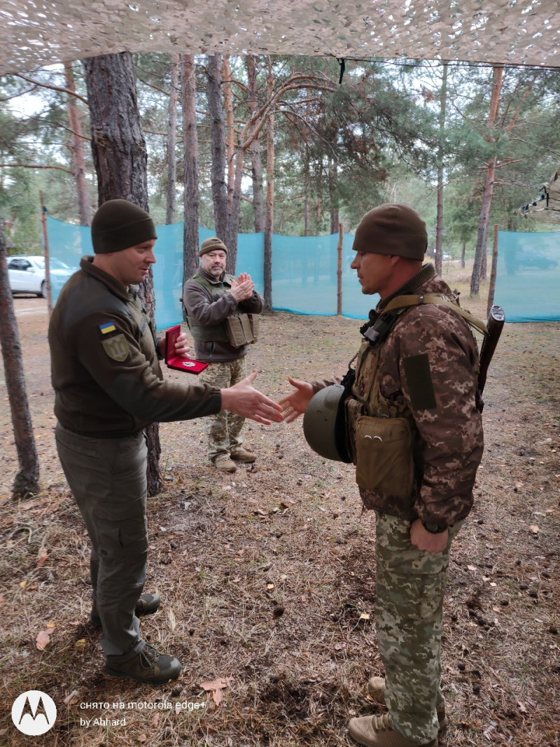 Волинським тероборонівціям «на нулі» вручили бойові нагороди