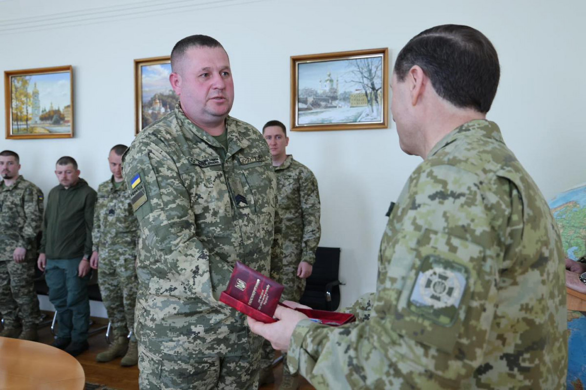 Прикордонники з Волині отримали нагороди за участь у боях на Донеччині та Харківщині