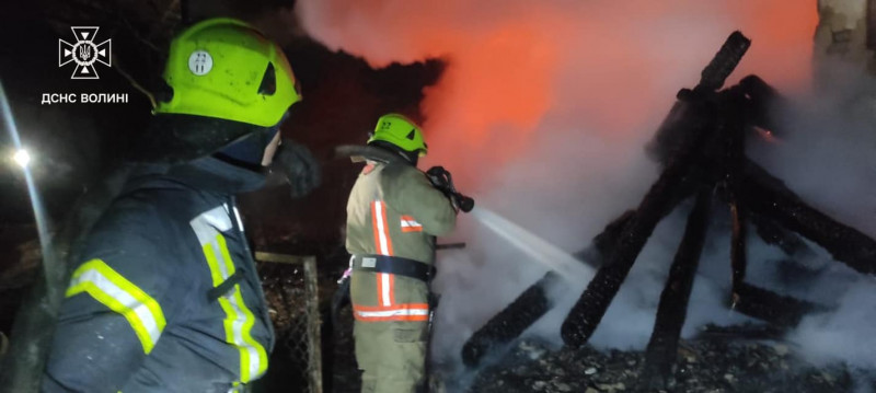 Трагедія в Луцькому районі: під час пожежі загинула людина