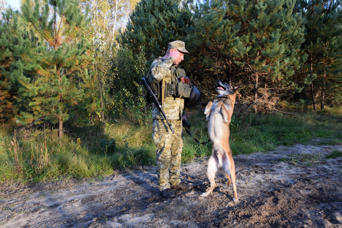Сім років служби разом: як прикордонник з Волині і його собака тримають кордон