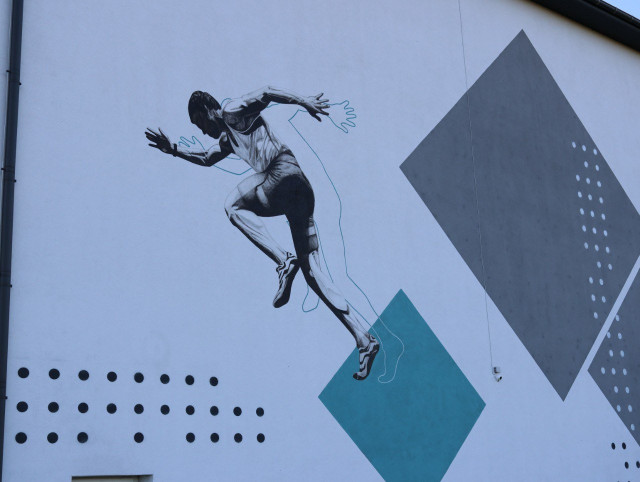 Мистецтво, що надихає на здоровий спосіб життя: у Луцьку з'явився новий мурал