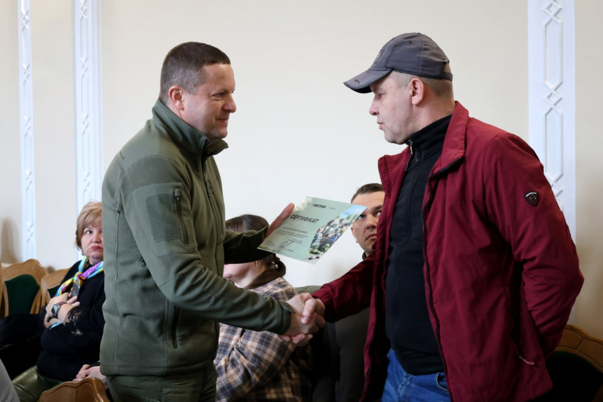 Майже 170 млн грн на житло: на Волині вручили сертифікати ветеранам і родинам полеглих