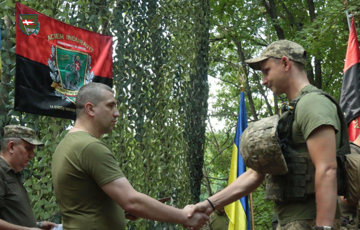 Воїнам волинської бригади вручили державні та бригадні нагороди