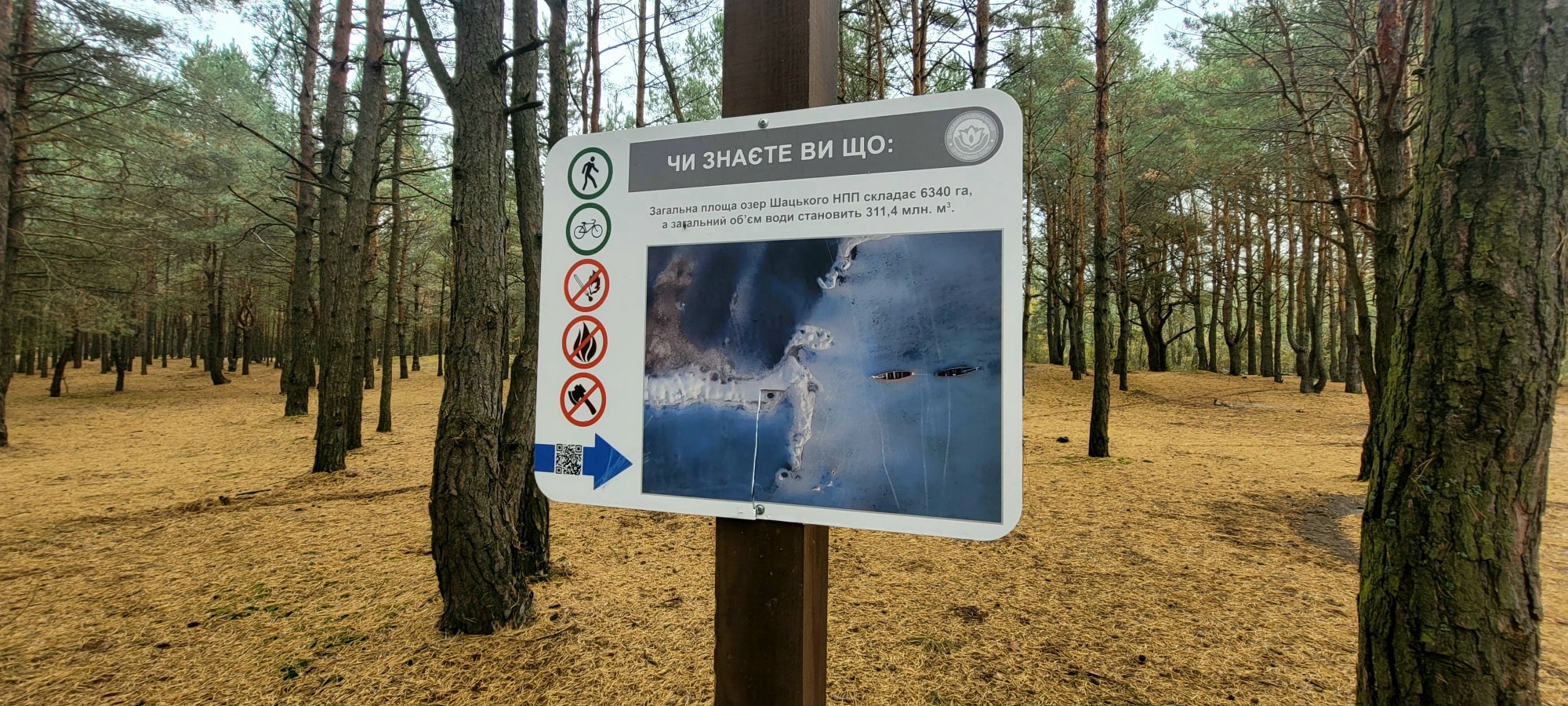 Невідомі понищили екостежку на території волинського нацпарку