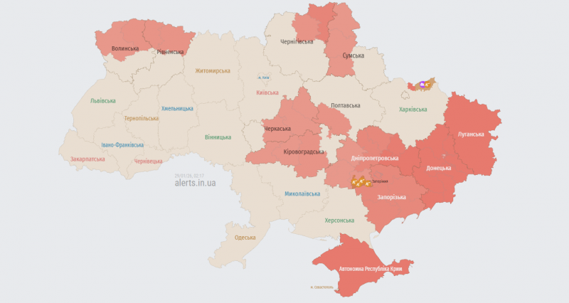 Волинь атакують російські дрони: що відбувається в області