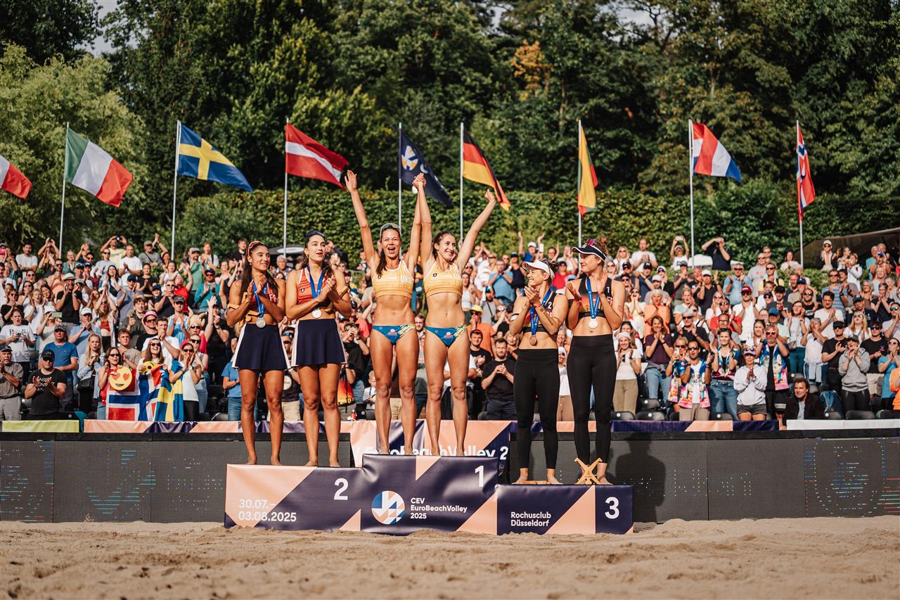 Українки вперше здобули золото чемпіонату Європи з пляжного волейболу