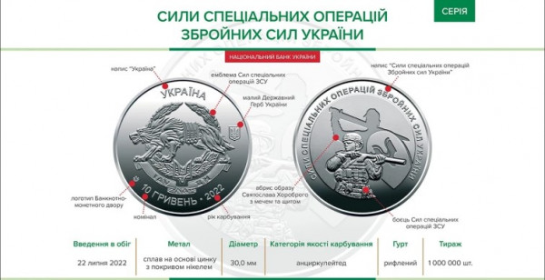«Іду на ви!»: НБУ випустив нову пам’ятну монету, присвячену ЗСУ