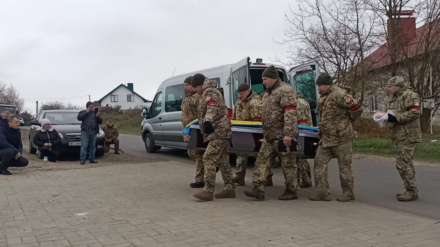 Героїчно загинув на Покровському напрямку: на Волині попрощались із захисником Вадимом Яцишином