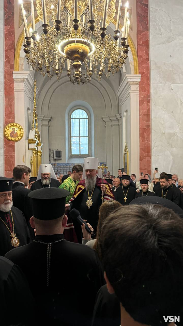 У Луцьку зустріли Предстоятеля ПЦУ Митрополита Епіфанія