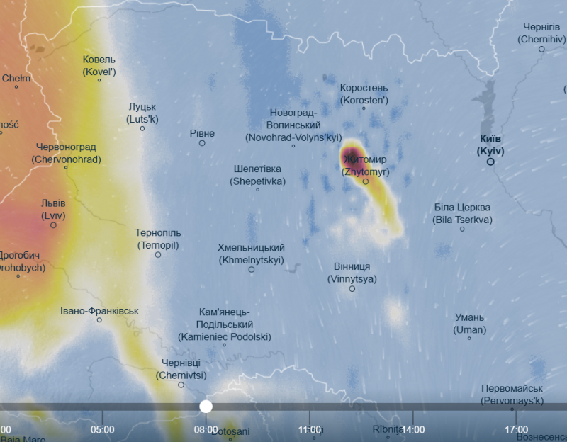 Брудна хмара з Європи скоро накриє Україну: Волинь під загрозою. Карта