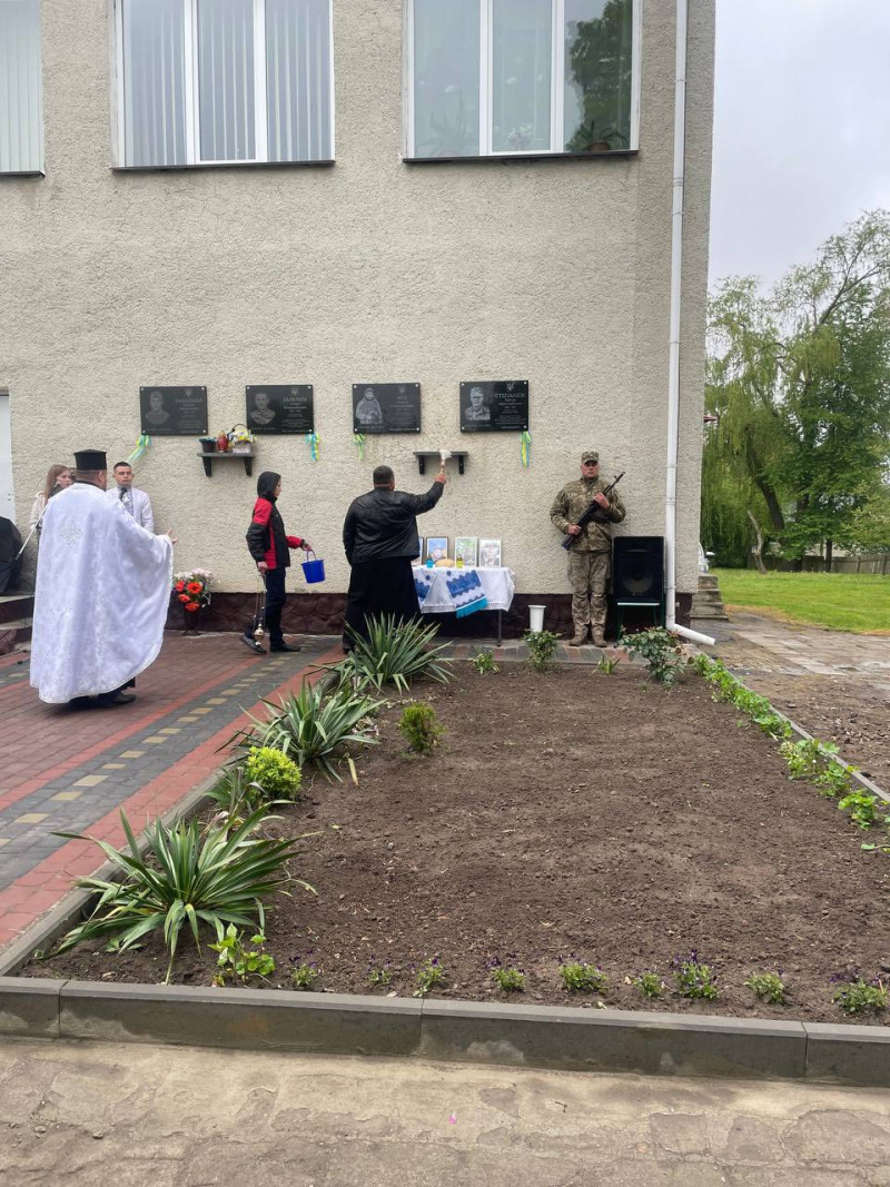 У День Героїв на Волині відкрили меморіальні дошки загиблим захисникам України