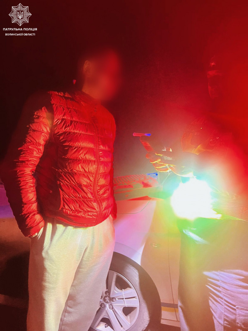 На Волині п’яний водій катався під час комендантської години