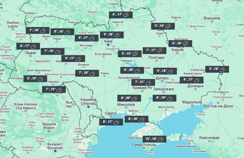 Дощі, грози та похолодання: на Волині різко зміниться погода