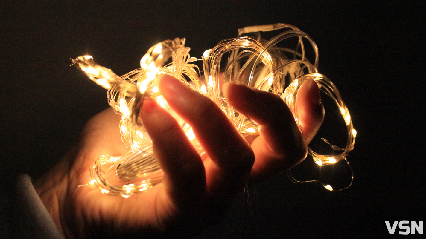 Скільки коштують новорічні гірлянди на ринку у Луцьку?