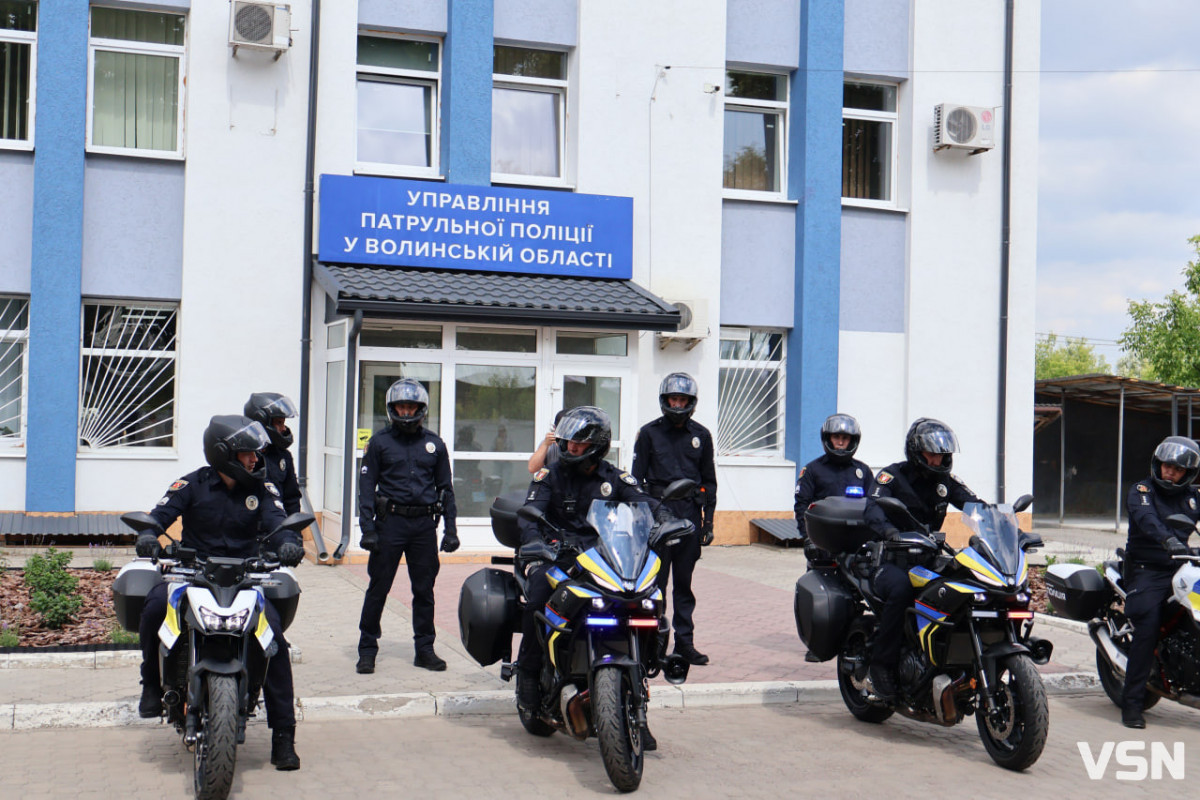 У Луцьку та Ковелі запрацював мотопатруль: закупили чотири мотоцикли