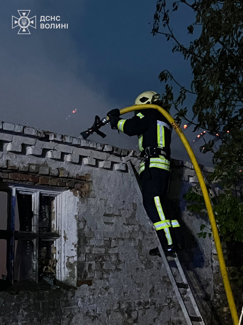 У селі біля Луцька сталася пожежа: що відомо
