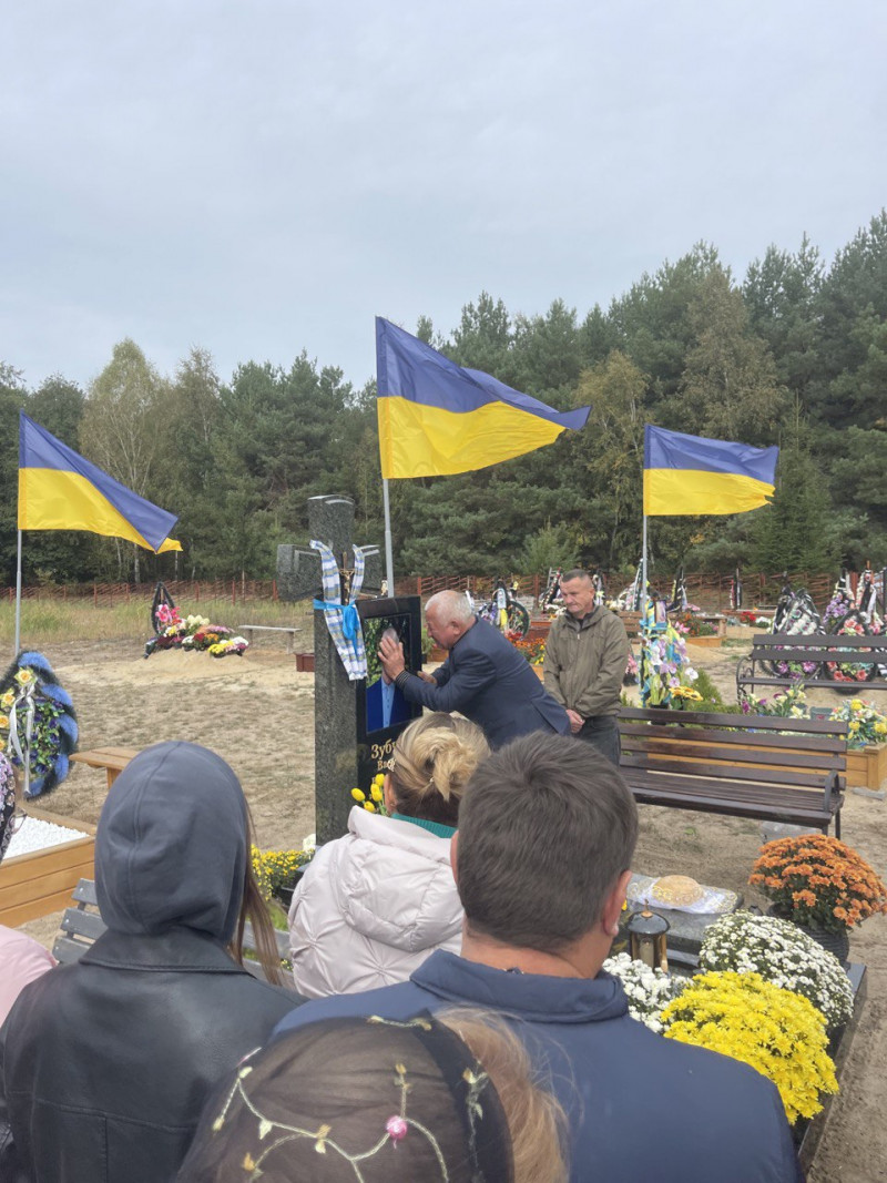 У річницю загибелі вшанували пам'ять воїна Валерія Зубчика з Волині