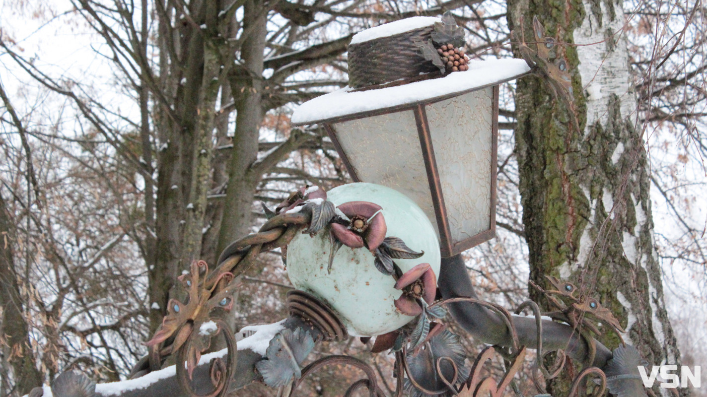 Як виглядає центральний парк у Луцьку у перші дні 2026 року. Фоторепортаж