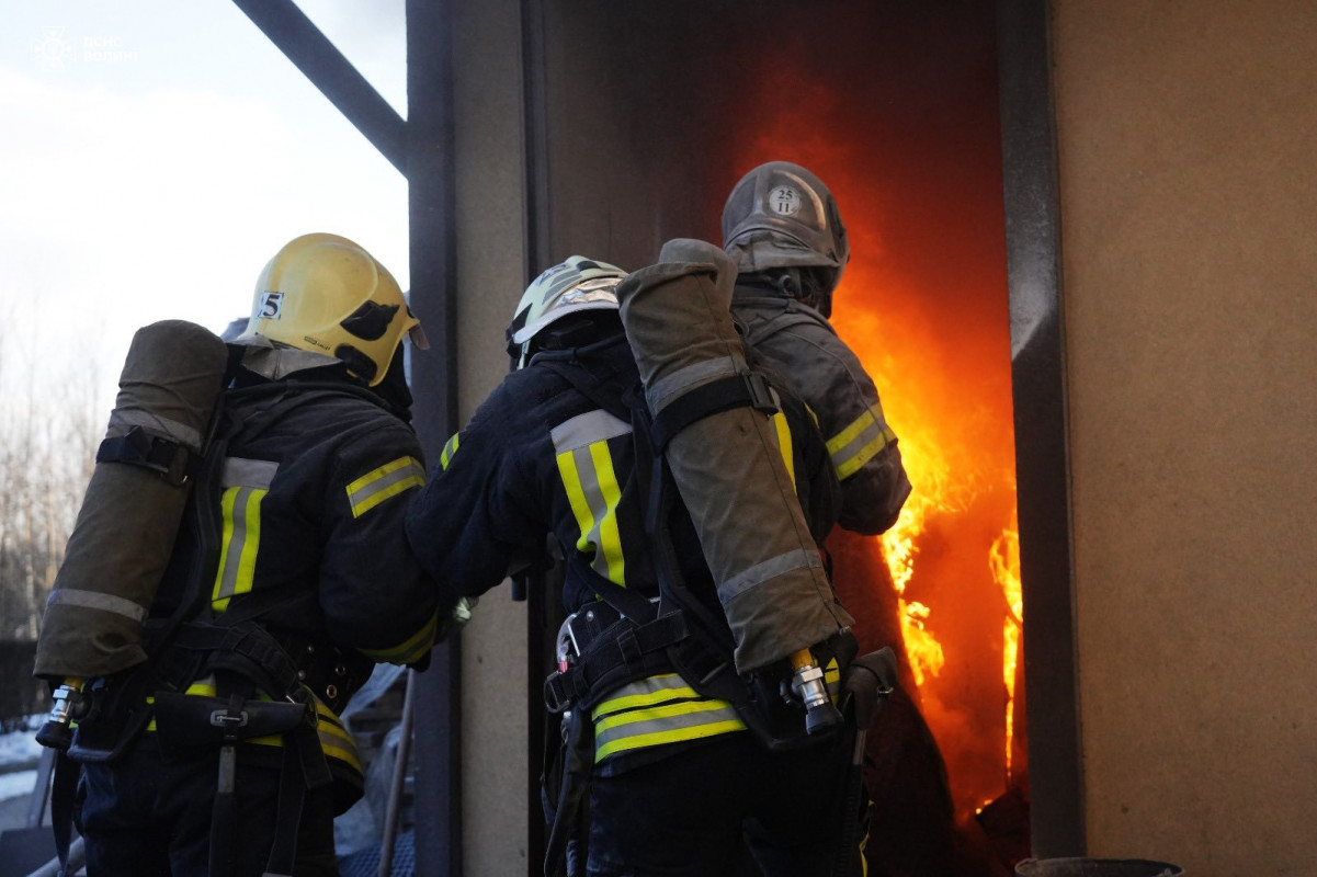 Горіла котельня одного з популярних закладів у Луцьку