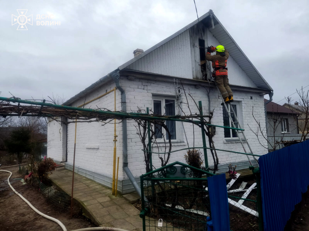 На Волині за добу сталося три пожежі через несправність пічного опалення